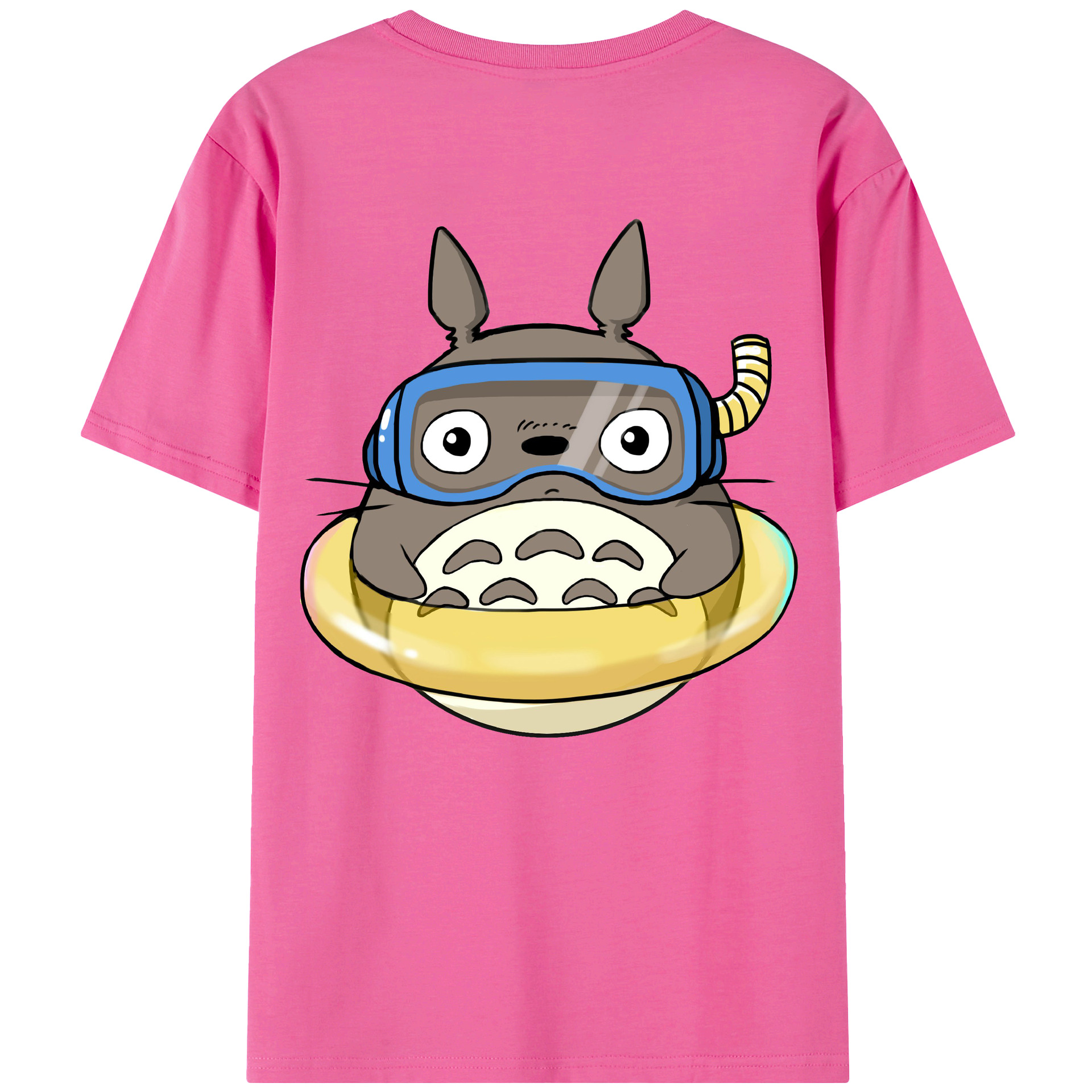 （画像用） となりのトトロ 草壁メイ 草壁サツキ My Neighbor Totoro Satsuki Kusakabe Mei Kusakabe レディース半袖Tシャツ(バックプリント)